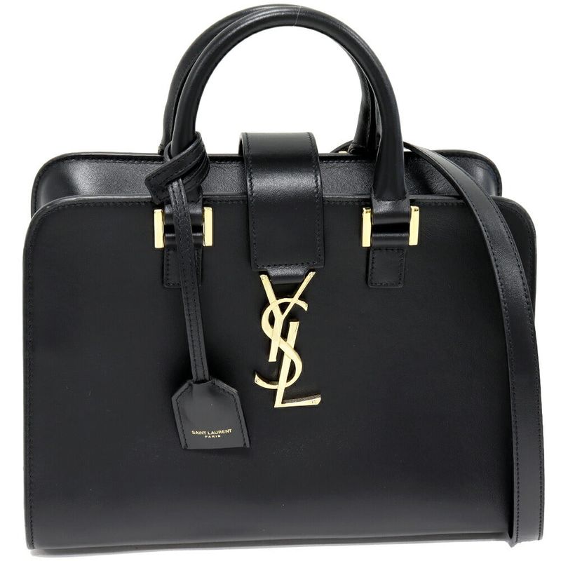 Yves Saint Laurent Baby Cabas Handbag Black